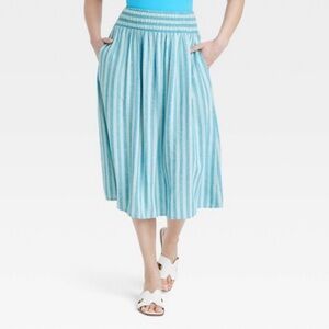 Target A New Day striped midi skirt